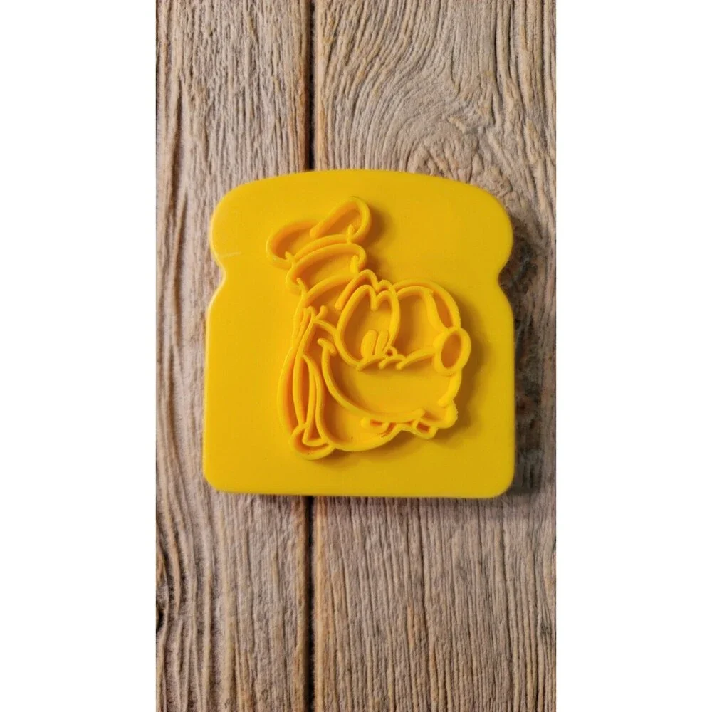 Disney's Goofy, I LOVE YOU, SMILE Happy Face  Toast Stamp ( Open Box )
